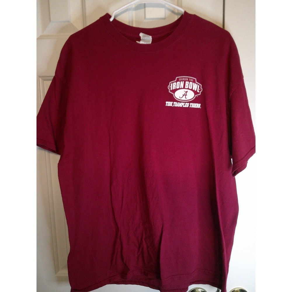 Vintage Gildan Alabama Crimson Tide Iron Bowl 2015 Graphic‎ T-Shirt Men's